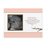 Pink Bird Baby Announcement Post Card