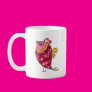 Pink Bird With Scales Coffee Mugs Pink Bird With Scales Coffee Mugs