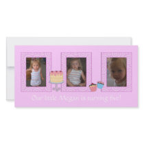 Pink Birthday Photocard