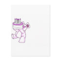 Pink Birthday Teddy Bear Party Theme postcards by jabranam Pink Birthday Teddy Bear Party Theme postcards