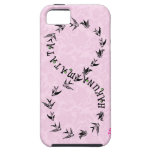 Pink & Black Hakuna Matata Infinity Symbol iPhone 5 Covers