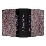 Pink & Black Lace Scrapbook Photo Album Journal binders