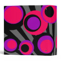 Pink Black Purple dots Black Burst