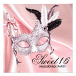 Masquerade Sweet 16 Invitations