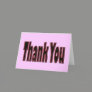 pink black  thank you