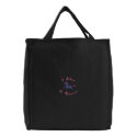 Pink & Black Unicorn Tote embroidered bags