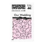 Pink & Black Wedding cards