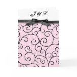 Pink & Black Wedding invitation Cards