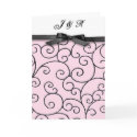 Pink & Black Wedding invitation- Customized cards