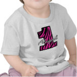 Pink Black Zebra One Year Old T-shirt