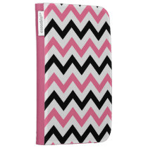 Pink & Black Zigzag Kindle Case For Teachers caseable cases