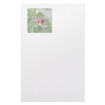 Pink Bleeding Heart ~ Textured Custom Stationery