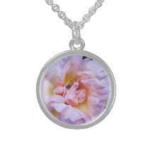 Pink Bloom Necklace - Sterling Silver