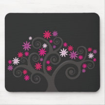 Pink Blooms Mousepad