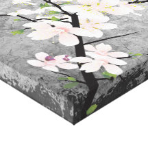 Pink Blossom Bird Canvas Prints