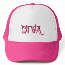 PINK BLOSSOM DIVA hats by dgpaulart PINK BLOSSOM DIVA hats