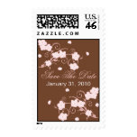 Pink Blossom Save The Date Wedding Announcement