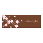 Pink Blossom Thank You Custom Card
