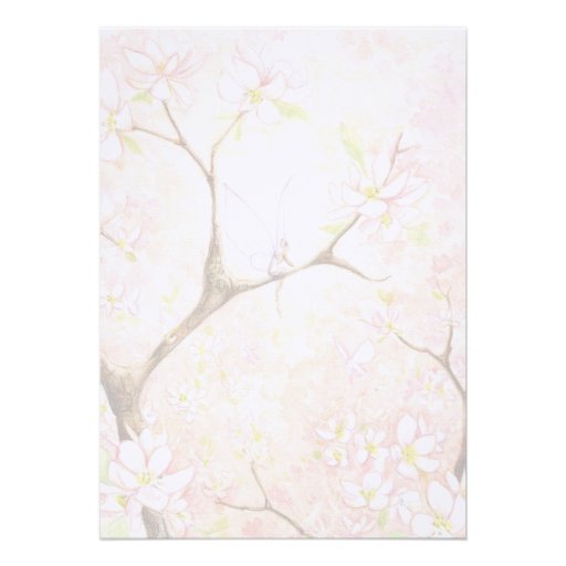 "Pink Blossom View" Invitation