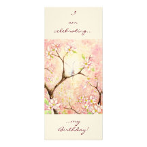 Pink Blossom View, Personalized Announcements
