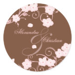Pink Blossom Wedding Save The Date Announcement