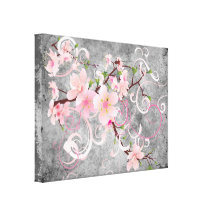 Pink Blossoms Gallery Wrap Canvas