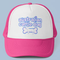 Pink & Blue Australian Cattle Dog Hat by MenagerieMayhem Pink & Blue Australian Cattle Dog Hat