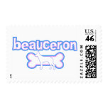 Pink & Blue Beauceron Postage Stamps