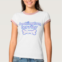 Pink & Blue Bedlington Terrier t-shirts