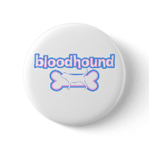 Pink & Blue Bloodhound buttons by MenagerieMayhem Pink & Blue Bloodhound buttons