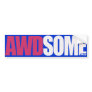 pink blue bumper stickers