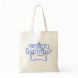 Pink & Blue Cairn Terrier Tote Bag