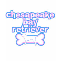Pink & Blue Chesapeake Bay Retriever t-shirts by MenagerieMayhem Pink & Blue Chesapeake Bay Retriever t-shirts