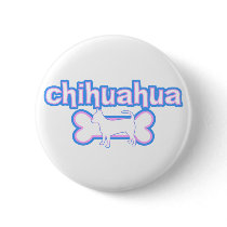 Pink & Blue Chihuahua buttons