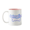 Pink & Blue Dalmatian Mug