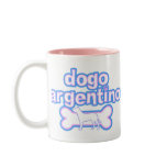 Pink & Blue Dogo Argentino Mug