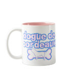 Pink & Blue Dogue de Bordeaux Mug