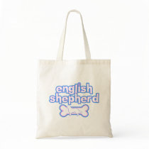 Pink & Blue English Shepherd bags
