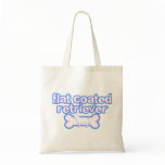 Pink & Blue Flat Coated Retriever bags