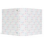 Pink & Blue Footprints Binders