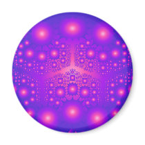 Pink & Blue Fractal: Vector Art: magnets by spiritswitchboard Pink & Blue Fractal: Vector Art: magnets