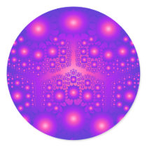 Pink & Blue Fractal: Vector Art: stickers by spiritswitchboard Pink & Blue Fractal: Vector Art: stickers