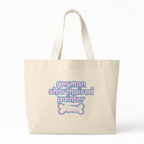 Pink & Blue German Shorthaired Pointer bags