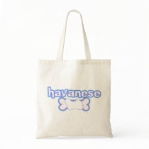 Pink & Blue Havanese Bag