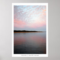pink & blue, Hilton Head Island, SC - November ... Poster