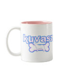 Pink & Blue Kuvasz Mug
