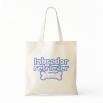 Pink & Blue Labrador Retriever Bag