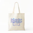 Pink & Blue Labrador Retriever Bag