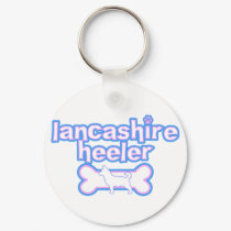 Pink & Blue Lancashire Heeler Keychain by MenagerieMayhem Pink & Blue Lancashire Heeler Keychain