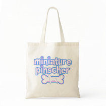 Pink & Blue Miniature Pinscher Bag